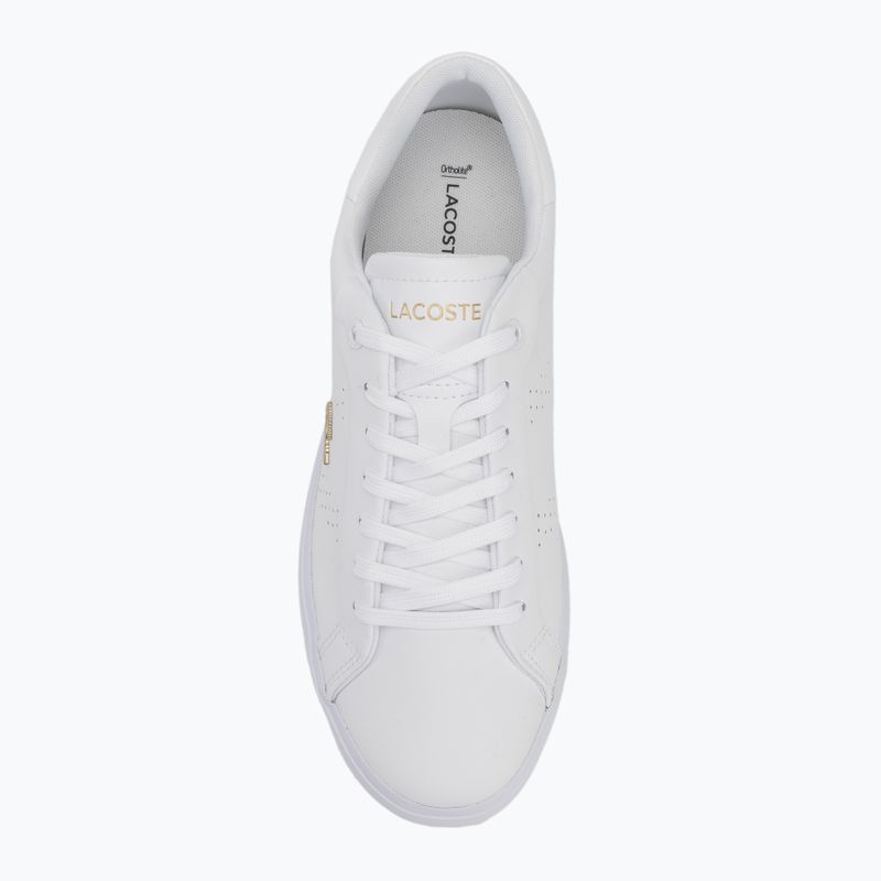 Scarpe Lacoste donna 47SFA0072 bianco/oro 5