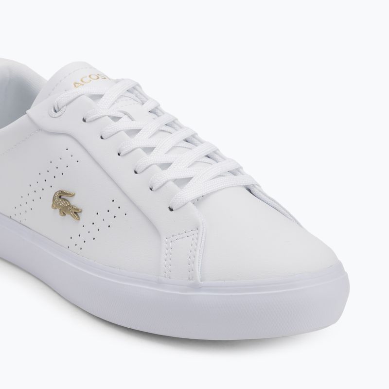 Scarpe Lacoste donna 47SFA0072 bianco/oro 7