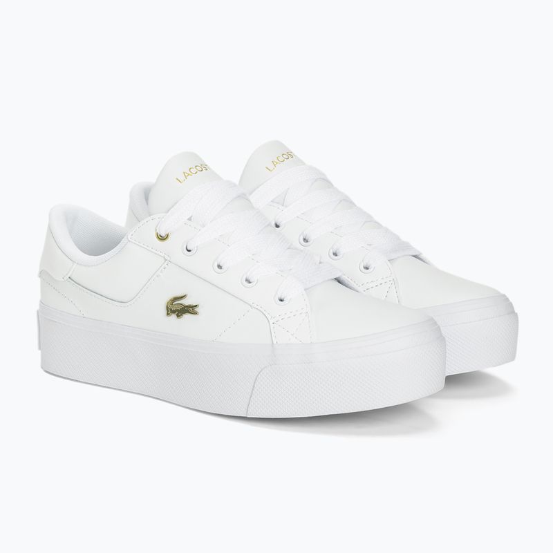 Scarpe Lacoste donna 47CFA0005 bianco/oro 4