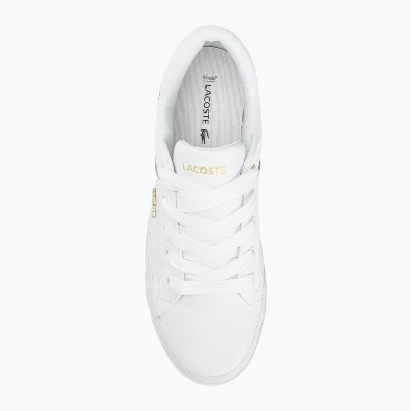 Scarpe Lacoste donna 47CFA0005 bianco/oro 6