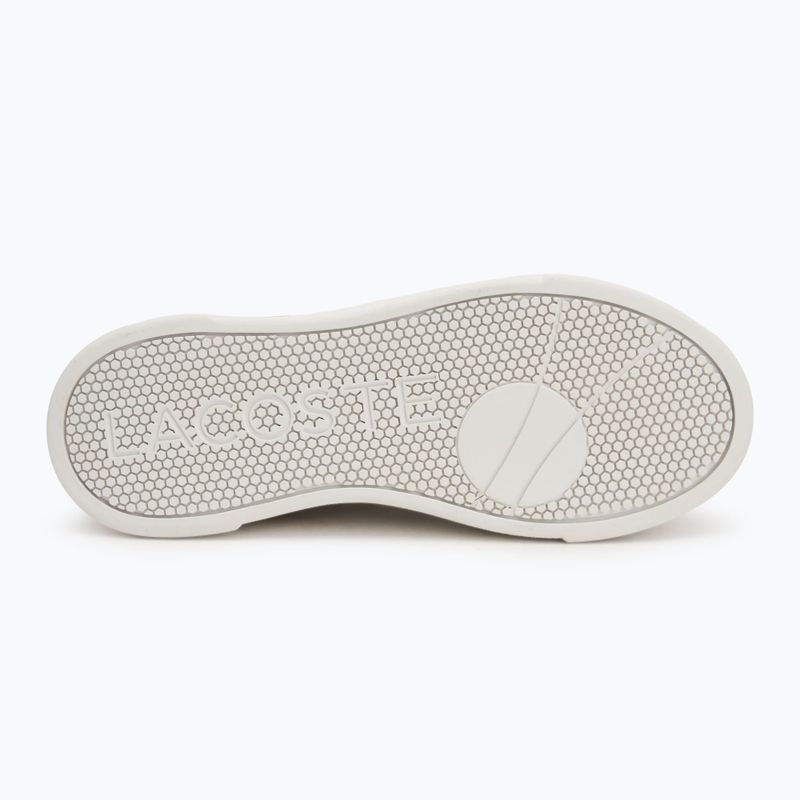 Scarpe Lacoste donna L002 Evo Monograms bianco / marrone chiaro 4