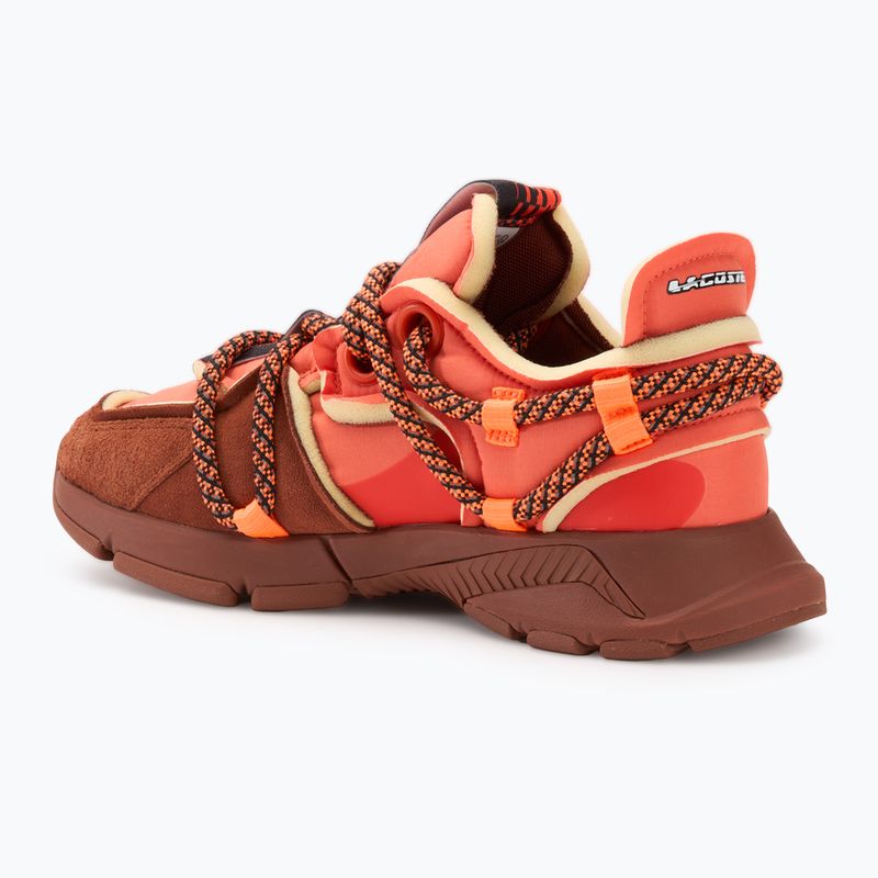 Scarpe Lacoste uomo L003 Active Runway arancio/marrone 3