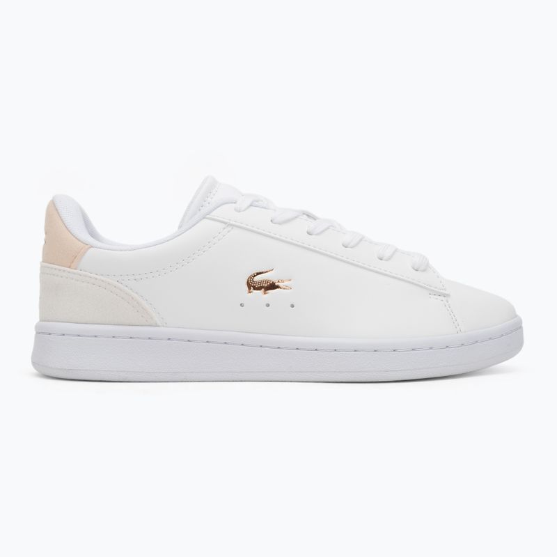 Scarpe per bambini Lacoste Carnaby Jr white/light pink 2