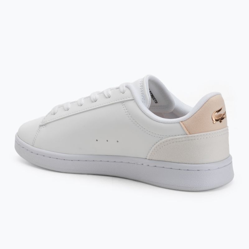 Scarpe per bambini Lacoste Carnaby Jr white/light pink 3