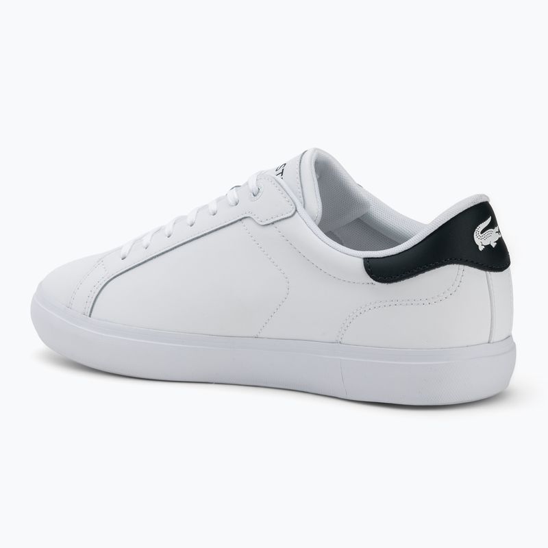 Scarpe da uomo Lacoste Powercourt white/dark green 3