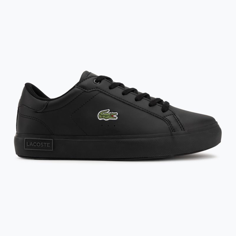 Scarpe per bambini Lacoste Powercourt black/black 2
