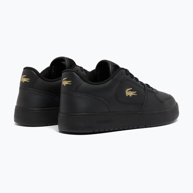 Scarpe da donna Lacoste Court Ace Leather black/gold 3