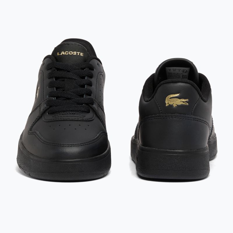 Scarpe da donna Lacoste Court Ace Leather black/gold 4