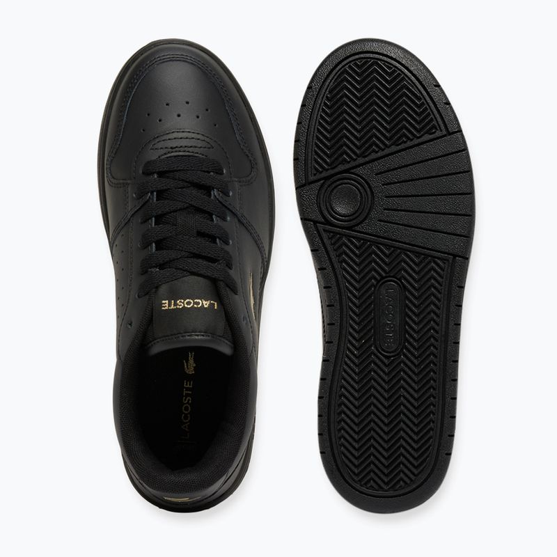 Scarpe da donna Lacoste Court Ace Leather black/gold 5