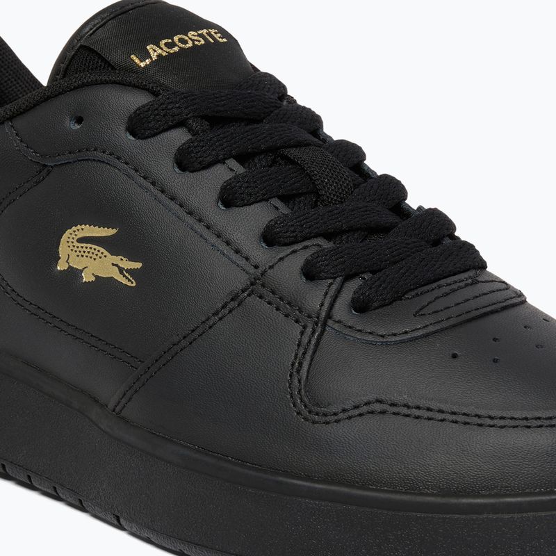 Scarpe da donna Lacoste Court Ace Leather black/gold 6