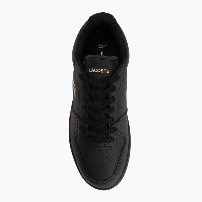 Scarpe da donna Lacoste Court Ace Leather black/gold 5