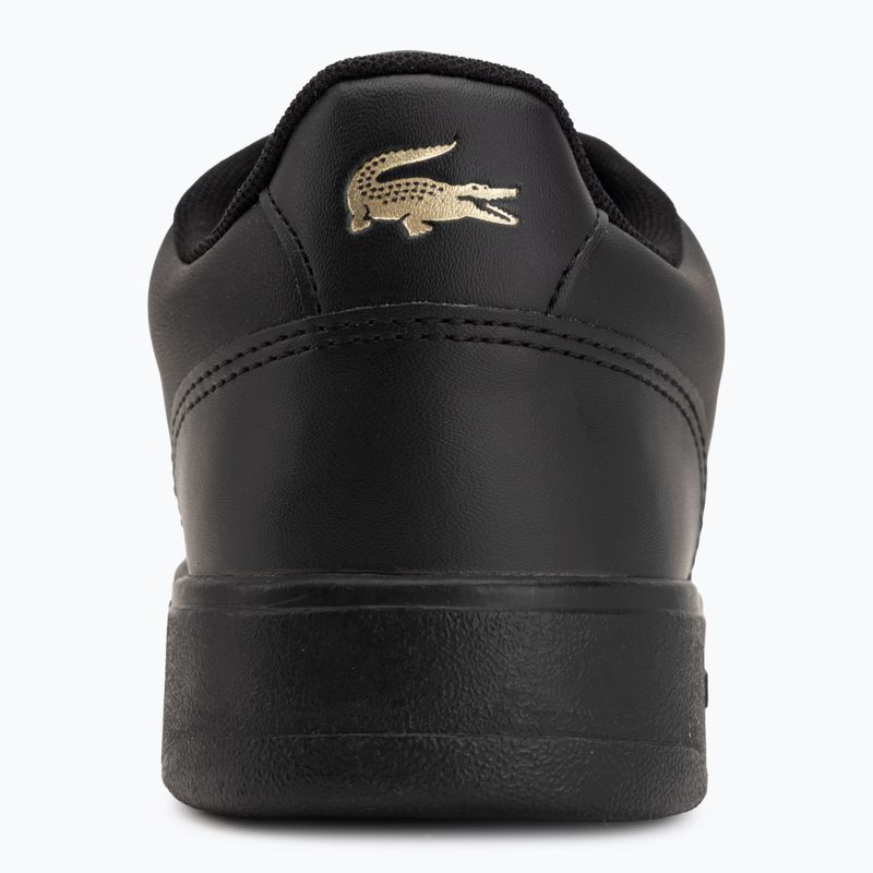 Scarpe da donna Lacoste Court Ace Leather black/gold 6