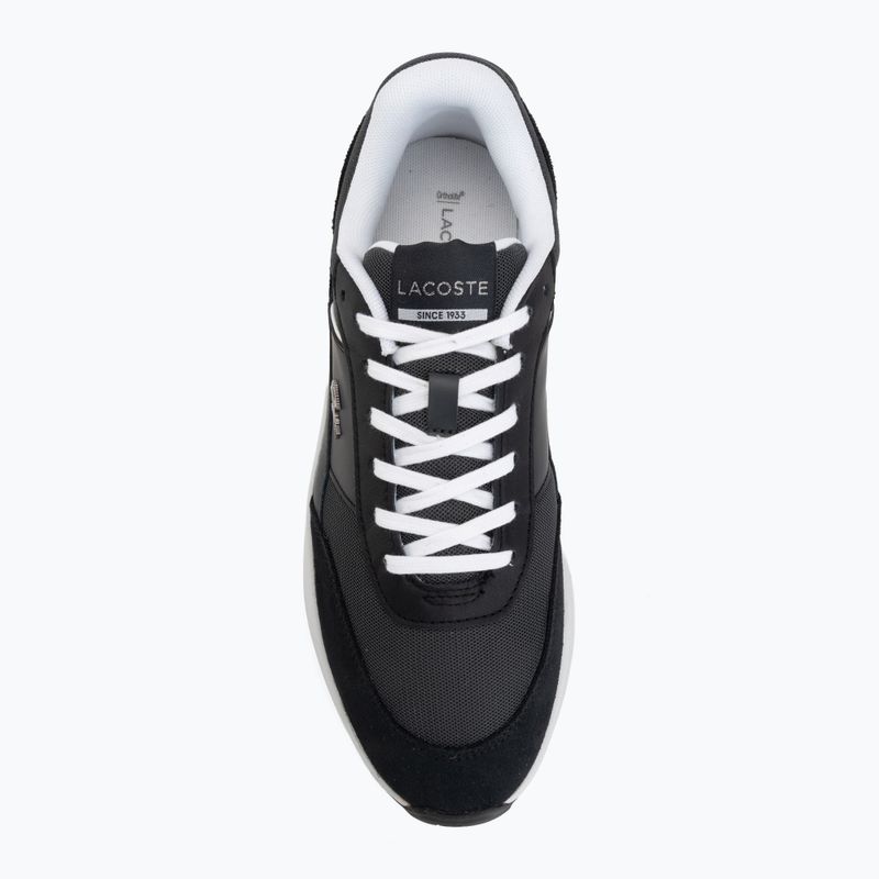 Scarpe da uomo Lacoste Run Set Cgr Bar dark grey/black 5
