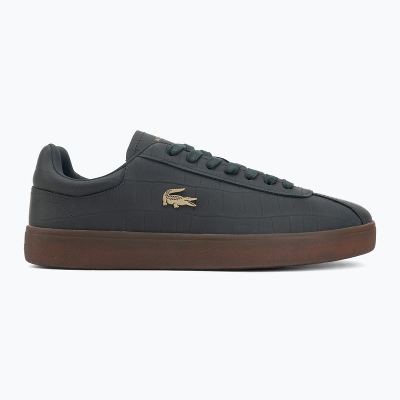 Scarpe da uomo Lacoste Baseshot dark green/gum 2