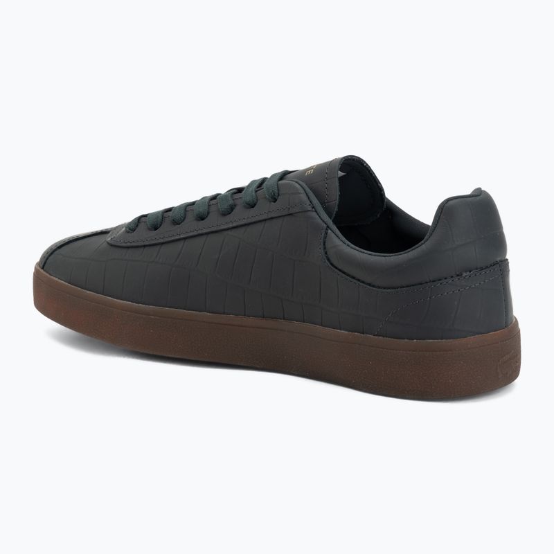 Scarpe da uomo Lacoste Baseshot dark green/gum 3
