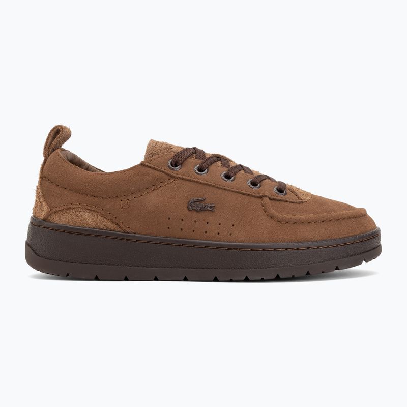 Scarpe da uomo Lacoste Umpire dark brown/dark brown 2