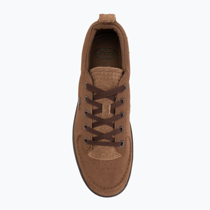 Scarpe da uomo Lacoste Umpire dark brown/dark brown 5