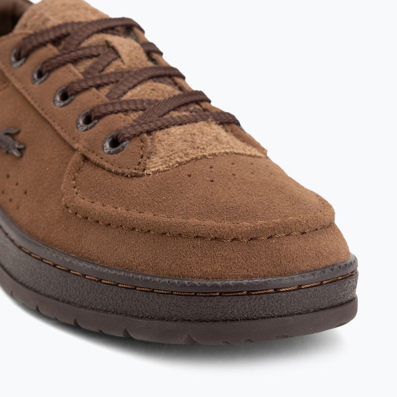 Scarpe da uomo Lacoste Umpire dark brown/dark brown 7
