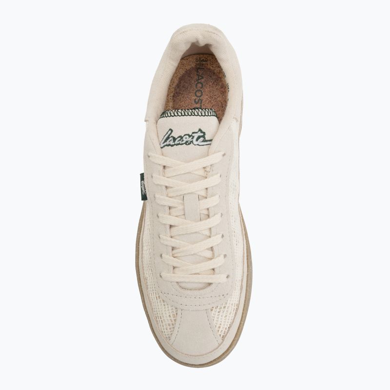 Scarpe da donna Lacoste Baseshot Lite off white/light tan 5