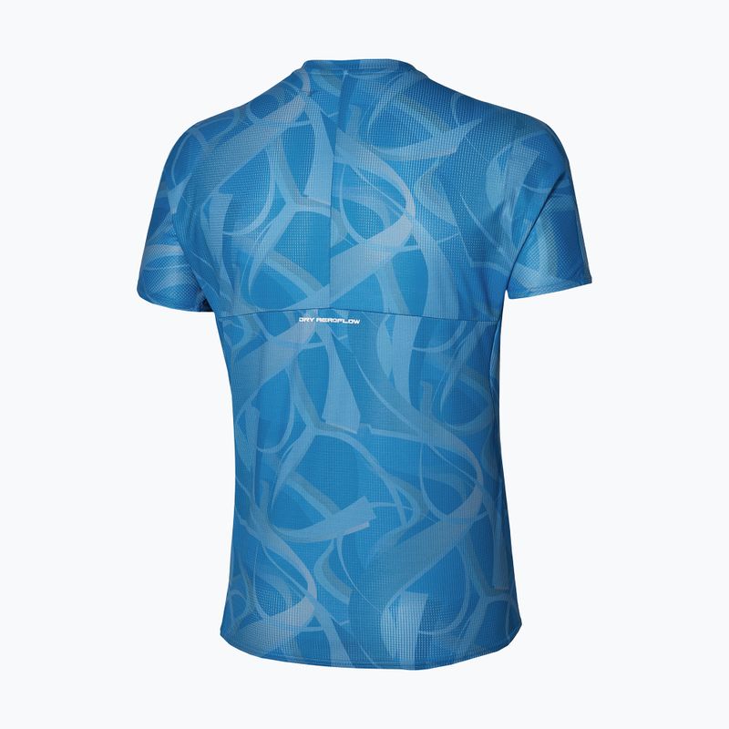 Mizuno Paris Dryaeroflow Tee Uomo blu parigino 2