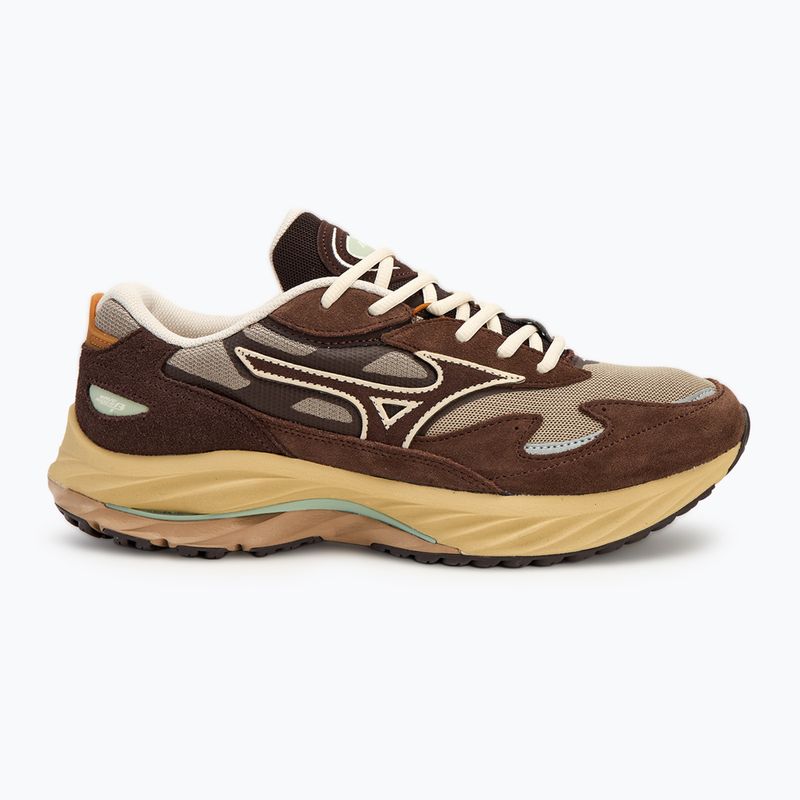 Scarpa Mizuno Wave Rider Βeta vintage cachi/sabbia estiva/caffè colorato 2