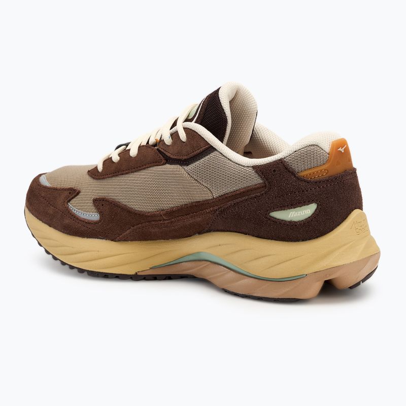 Scarpa Mizuno Wave Rider Βeta vintage cachi/sabbia estiva/caffè colorato 3