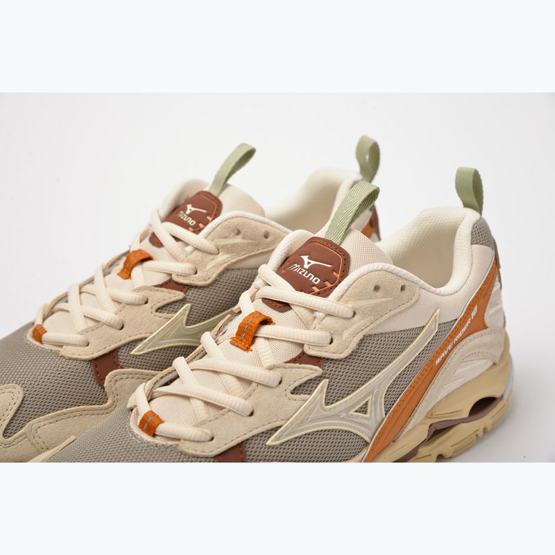 Scarpe Mizuno Wave Rider 10 Premium vinage kaki/sabbia estiva/pumpkin spice 14