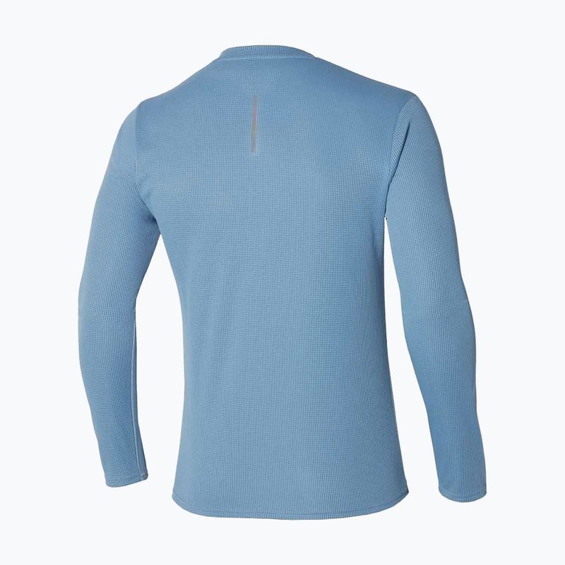 Maglia a manica lunga da uomo Mizuno Dryaeroflow Half Zip blu parigino 2