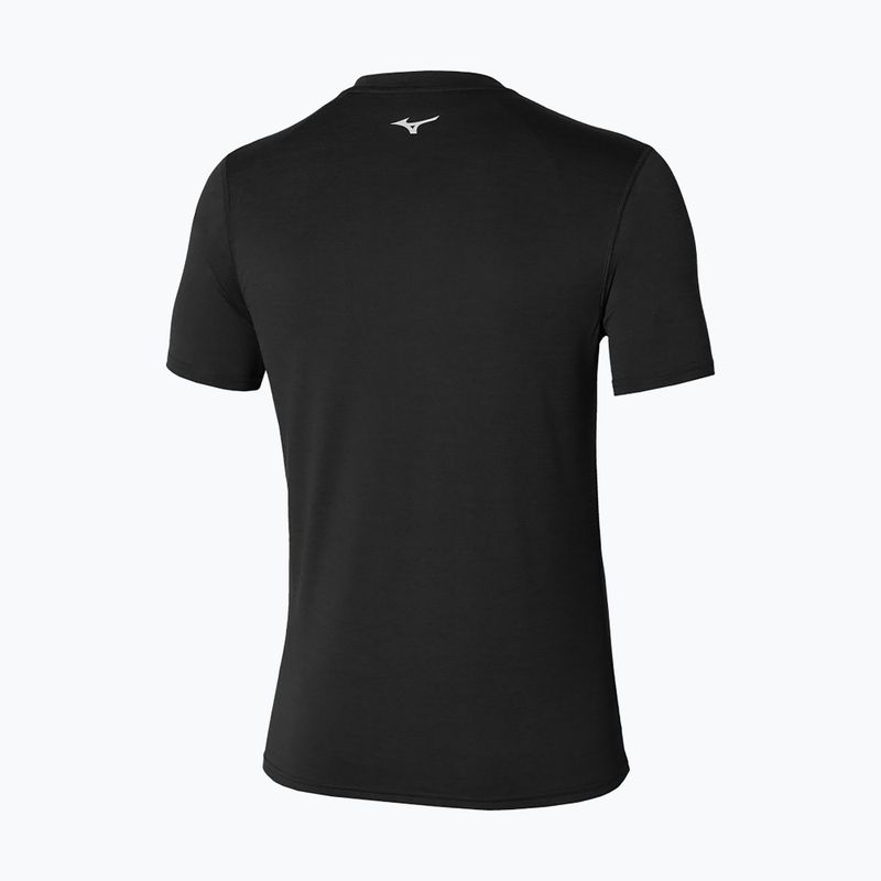 Maglietta da corsa da uomo Mizuno Core RB Tee nero 2