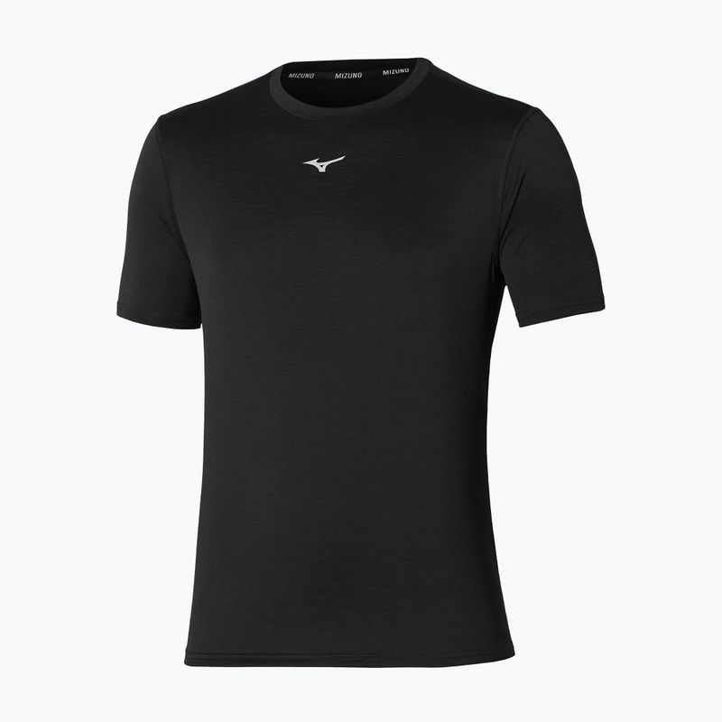 Maglietta da corsa da uomo Mizuno Core Tee nero
