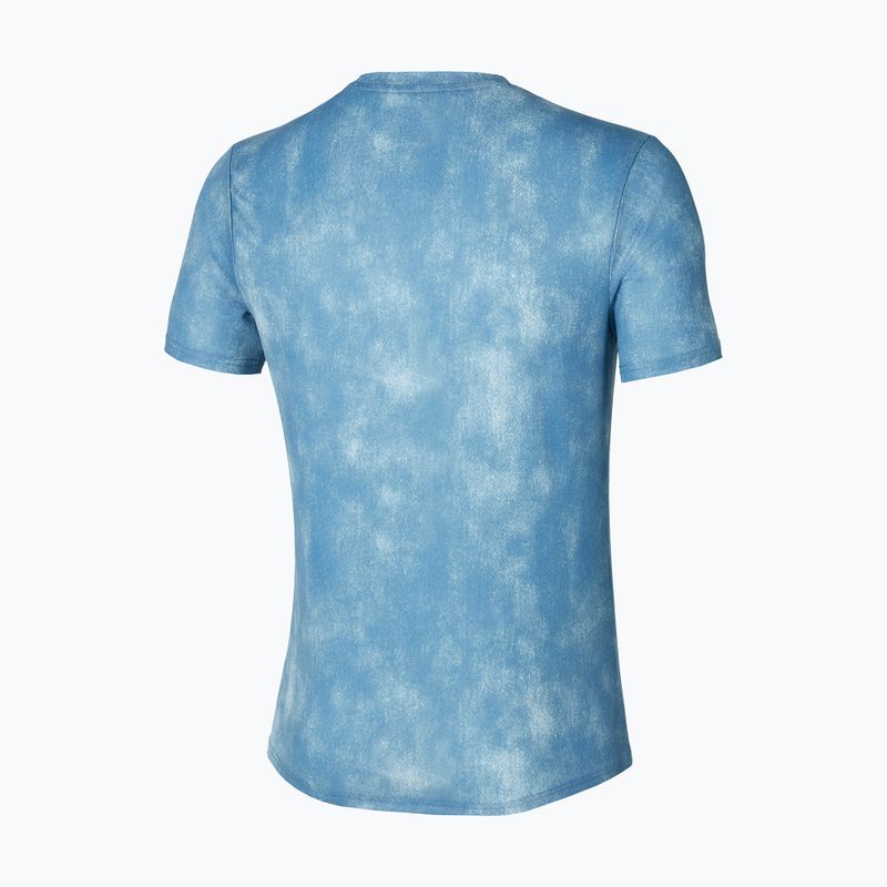 Maglietta da corsa Mizuno Impulse Core Graphic Tee Uomo glacier lake 2