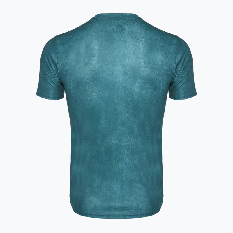 Maglietta da corsa Mizuno Impulse Core Graphic Tee evergreen da uomo 2