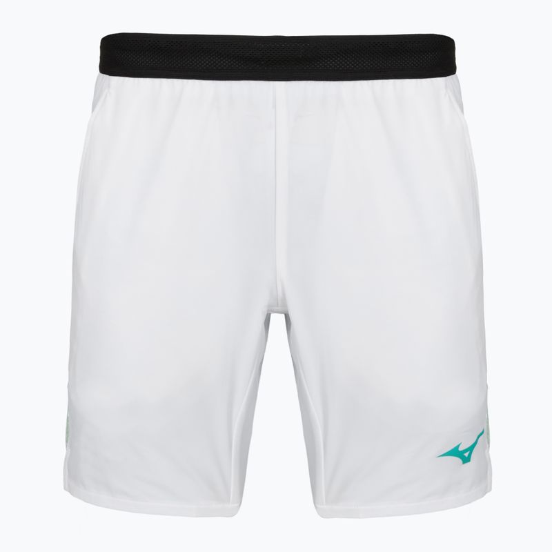 Pantaloncini da tennis da uomo Mizuno Mugen 8 In Amplify bianco