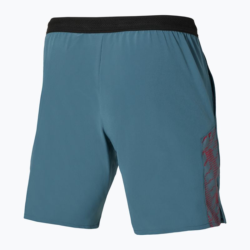 Pantaloncini da tennis da uomo Mizuno Mugen 8 In Amplify blue mirage 2