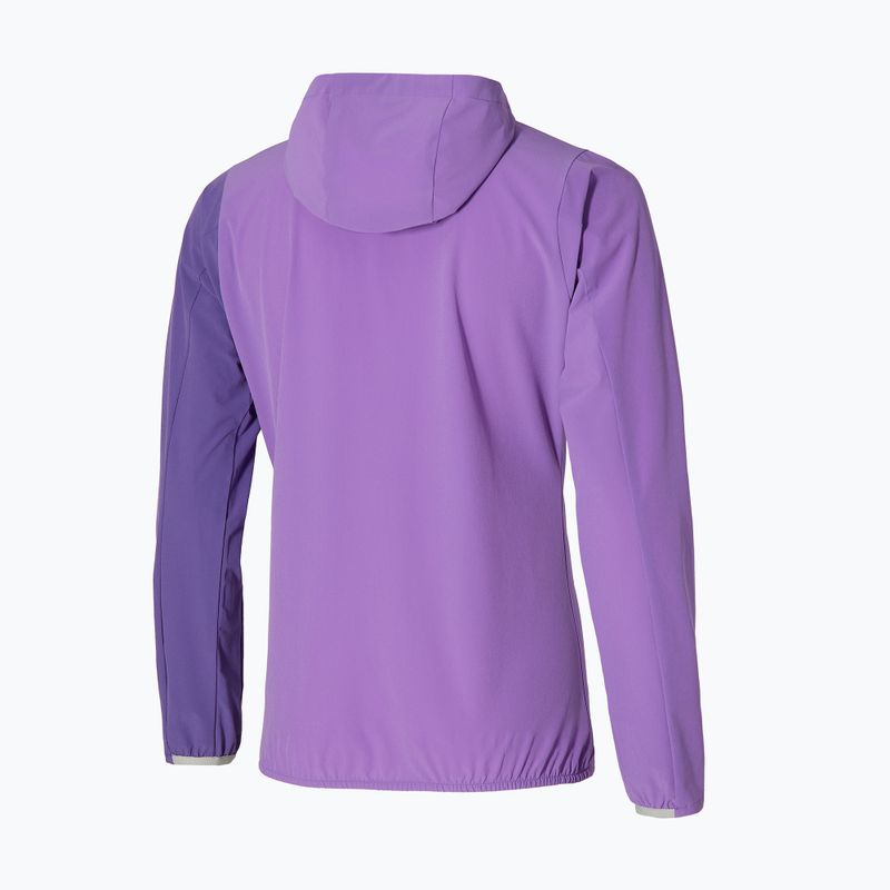 Giacca da tennis da donna Mizuno Mugen con cappuccio viola patrizio 2