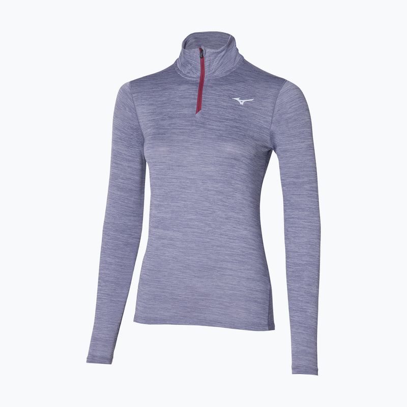 Maglia Longsleeve da donna Mizuno Impulse Core Half Zip cadetto