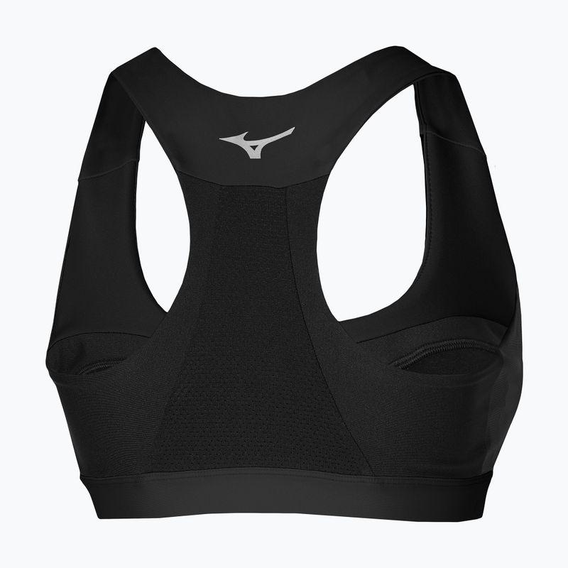 Mizuno Reggiseno da allenamento a supporto elevato nero 2