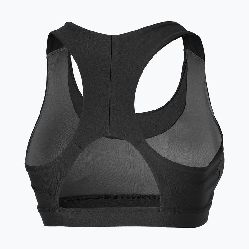 Reggiseno da allenamento imbottito Mizuno Alpha nero 2