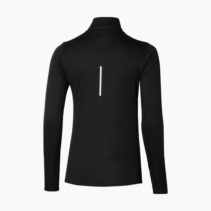 Maglia a manica lunga da donna Mizuno Dryaeroflow LS Half Zip nero 2