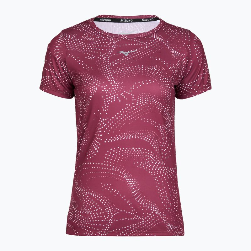 Maglietta da running da donna Mizuno Impulse Core Graphic Tee viola quarzo