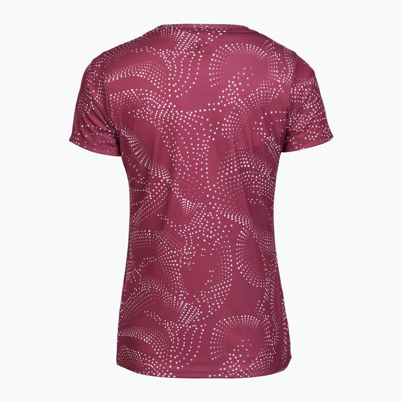 Maglietta da running da donna Mizuno Impulse Core Graphic Tee viola quarzo 2