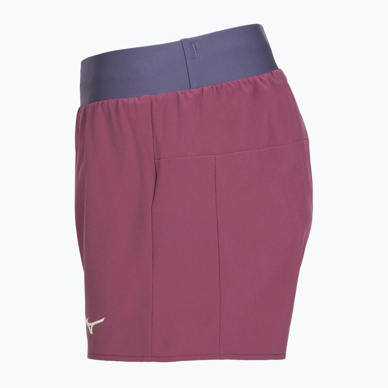 Pantaloncini da donna Mizuno Alpha 4.5 viola quarzo 3