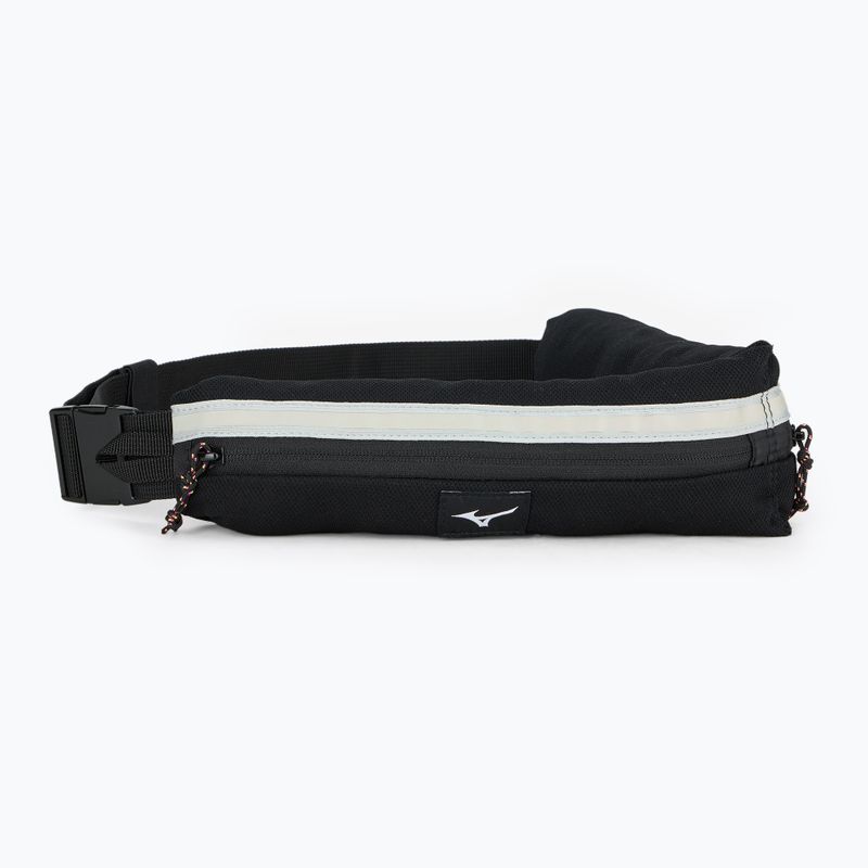 Mizuno 2Way Belt Porch nero / grigio chiaro cintura da corsa 2