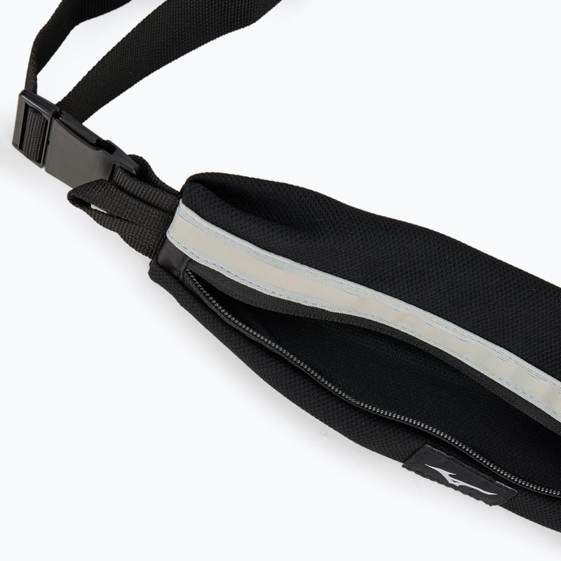 Mizuno 2Way Belt Porch nero / grigio chiaro cintura da corsa 4