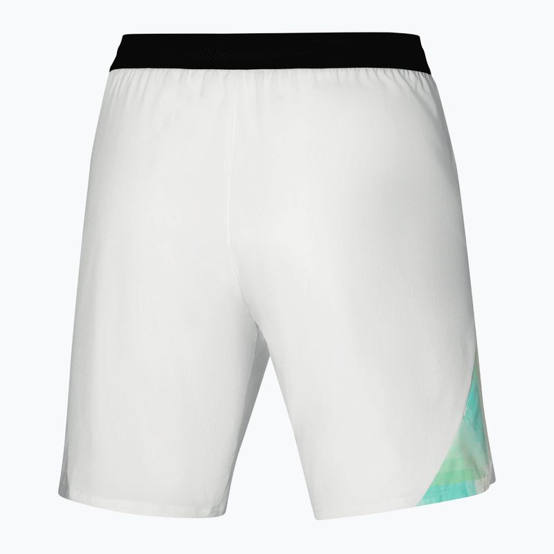 Pantaloncini da uomo Mizuno Frontier 8 in Amplify white 2