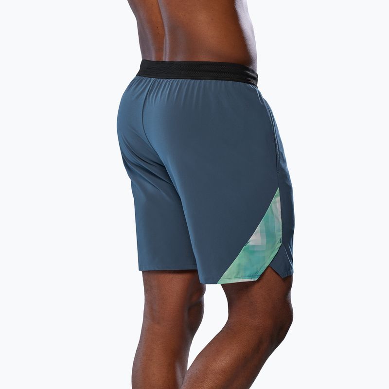 Pantaloncini da uomo Mizuno Frontier 8 in Amplify vintage indigo 2