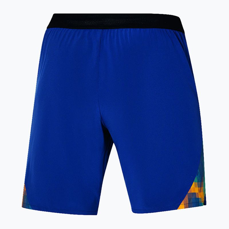 Pantaloncini da uomo Mizuno Frontier 8 in Amplify bellwether blue 2