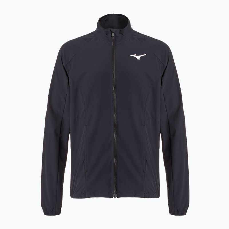 Felpa da tennis da uomo Mizuno Frontier Shadow nero