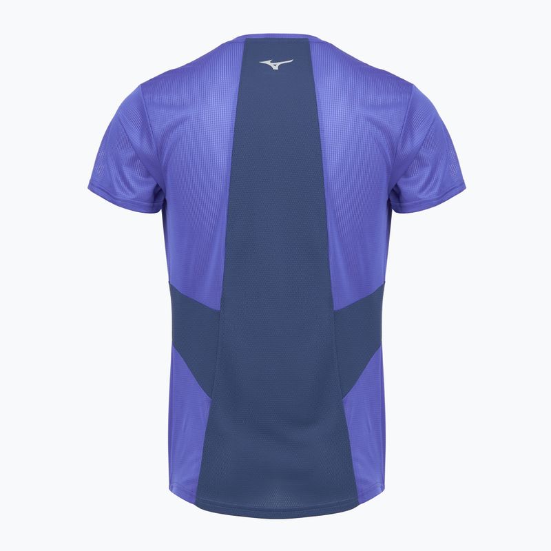 Maglietta da corsa uomo Mizuno DryAeroFlow Tee reflexblue 2