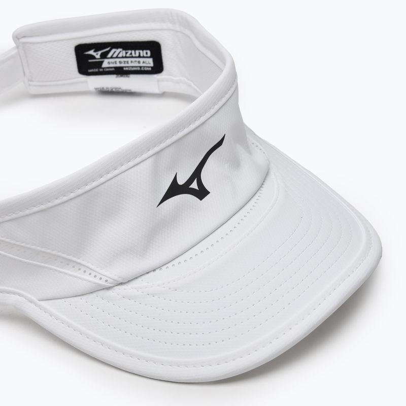 Visiera da tennis Mizuno Drylite bianco / bianco 3